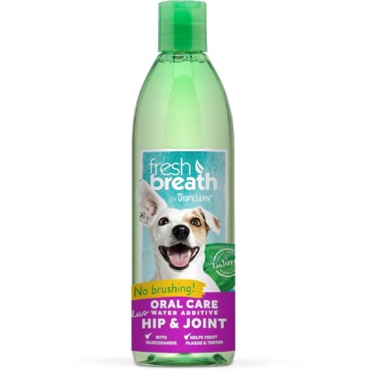 Tropiclean Fresh Breath Plus Hip & Joint Water Additive  473ml
