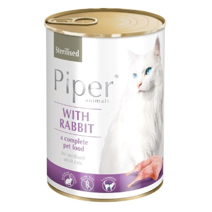 Piper Cat Adult Sterilised Κουνέλι 400gr