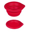Trixie travel bowl 0.5lt/14cm χρώμα κόκκινο