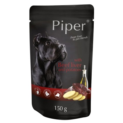 Piper Pouch Adult Συκώτι Βοδινού & Πατάτα 150gr