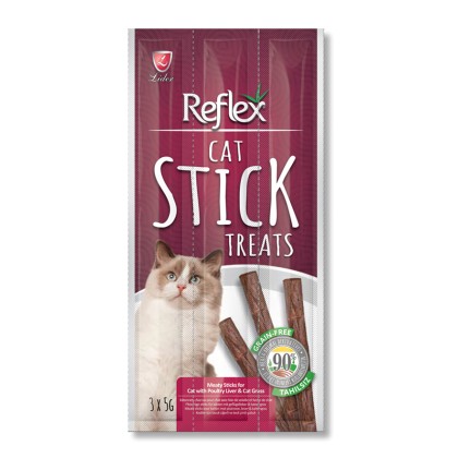 Reflex meaty sticks συκώτι και catnip 3x5gr