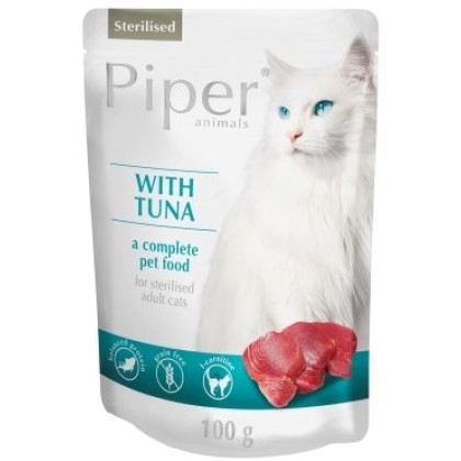 Piper Cat Adult Sterilised Τόνος Pouch 100gr