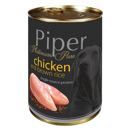 Piper Platinum Adult Κοτόπουλο & Καστανό Ρύζι 400gr