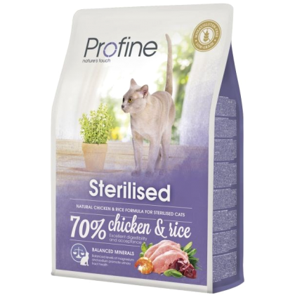 Profine Cat Sterilized κοτόπουλο και ρύζι 2kg
