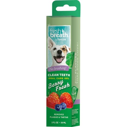 Tropiclean Berry Fresh Clean Teeth Oral Care Gel 2oz 59ml