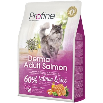 Profine Cat Derma Σολομός και ρύζι 2kg