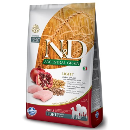 N&D Low Grain Chicken Pomegranate Adult Dog Light Medium/Maxi 2,