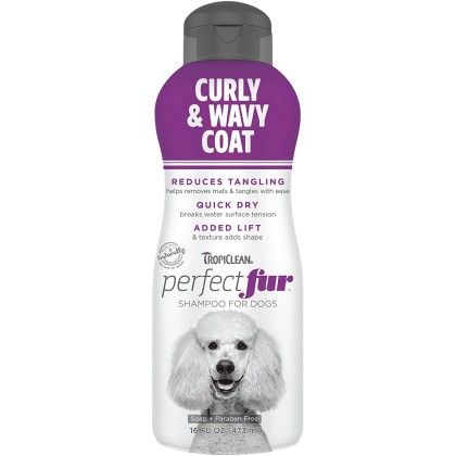 Tropiclean Curly & Wavy Coat Shampoo 473ml