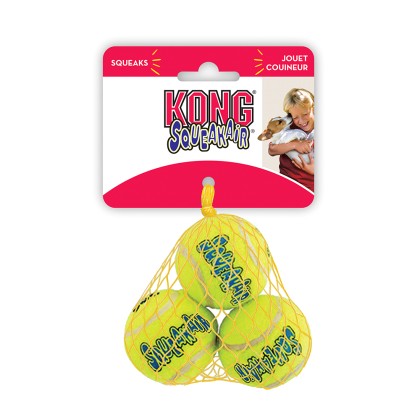 Kong Squeakair Tennis Κίτρινο Xsmall