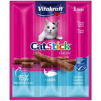 Vitakraft Cat Stick Mini Σολομός (3 sticks)