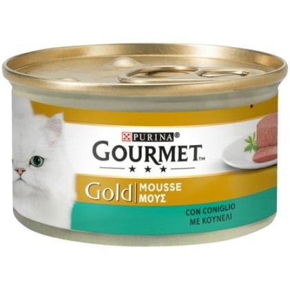 Gourmet Gold Μους με κουνέλι 85gr