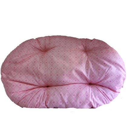 Wooff οβάλ κρεβάτι σκύλου 80x120 (Ροζ)