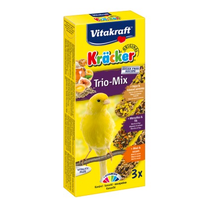 Vitakraft Kracker Mix με αυγό, βερύκοκο και μέλι (3 τμχ)