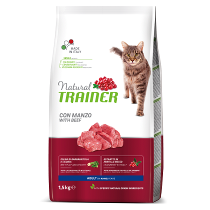 Natural Trainer Adult με βοδινό 1,5kg