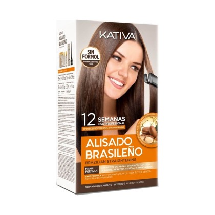 Kativa Alisado Brasileno Kit (Pre Treatment Sh. 15ml + Treatment