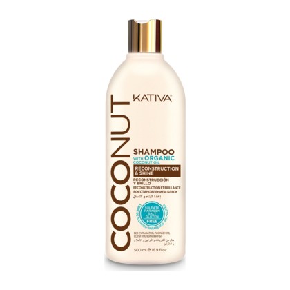 Kativa Coconut Reconstruction + Shine Shampoo 500ml