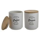 Δοχεία για ζάχαρη-καφέ Inart 6-60-690-0011