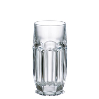 Σετ 6 τεμαχιων ποτήρια σωλήνα νερού κρυστάλλινα σχεδιο Safari Bo