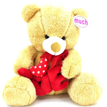 Λούτρινo αρκουδάκι Much VL204001 Love και Καρδιά 40cm