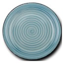 Πιάτο Ρηχό stoneware Lines Faded Blue 27cm 10-099-221