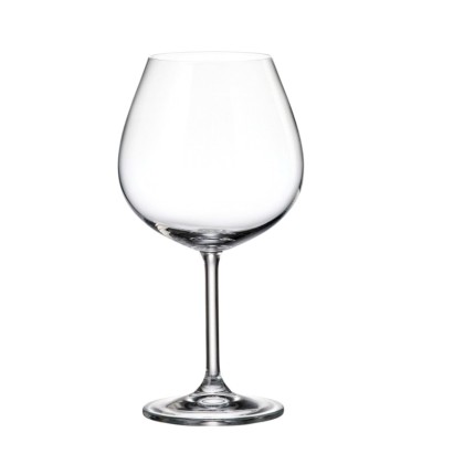 Bohemia Ποτήρι Κρασιού Colibri Bordeaux 650ml Κρυστάλλινο 6τμχ