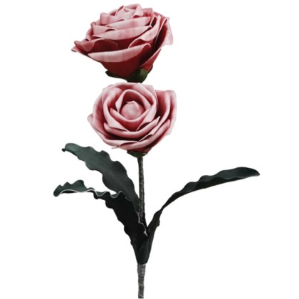 Λουλούδι Διακοσμητικό Υφασμάτινο  Κόκκινο 80cm