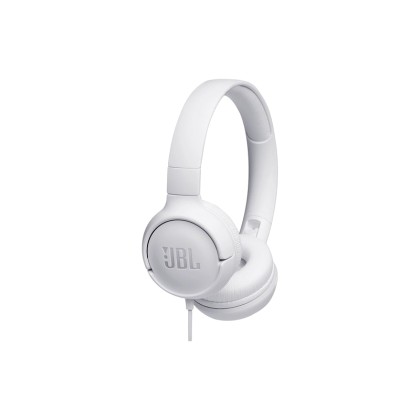  JBL Headphones with Microphone Tune 500 White  
