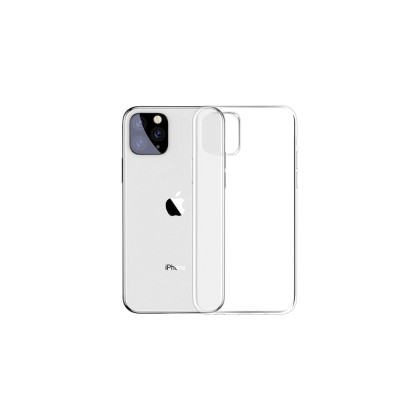 Apple iPhone 11 Silicone Case Transparent Διάφανη Θήκη Σιλικόνη