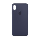 Apple Iphone XS Max Original Silicone Case Midnight Blue Γνήσια