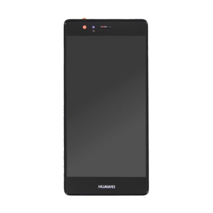  Huawei P9 Lcd+Touch Screen Digitizer Black With Frame Οθόνη Με 