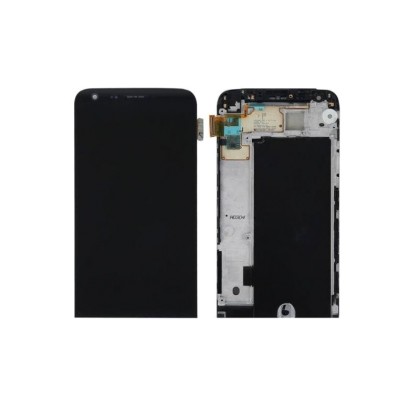  LG G5 H850 Lcd With Frame Black Οθόνη Με Πλαίσιο Μαύρη  