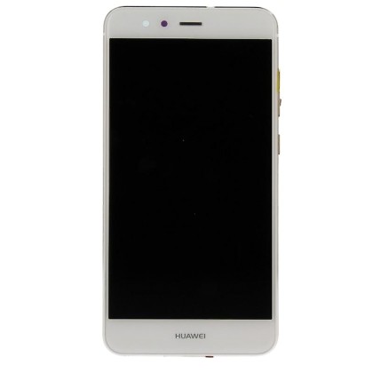  Huawei P10 Lite Lcd With Frame White Οθόνη Με Πλαίσιο Άσπρη  