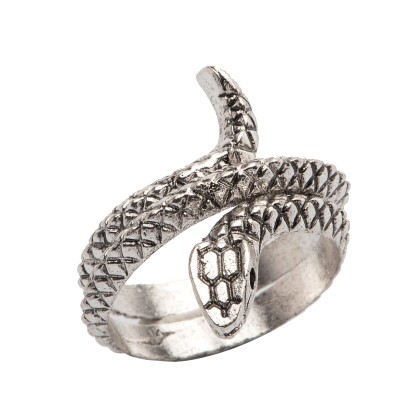 Δαχτυλίδι γυναικείο chevalier από ατσάλι σε σχήμα φιδιού - Cheva