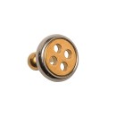 Tragus ear piercing button silver gold
