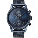Hugo Boss Navigator Chronograph Blue Stainless Steel Bracelet - 