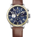 Tommy Hilfiger Trent Multifunction Brown Leather Strap - 1791137