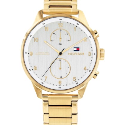 Tommy Hilfiger Chase Multifunction Gold Stainless Steel Braclet 