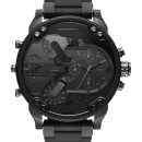 DIESEL Mr. Daddy 2.0 Chronograph Black Rubber and Stainless Stee
