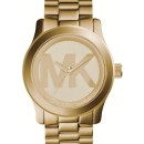 Michael Kors Runway Logo Gold Stainless Steel Bracelet - MK5786