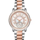 Michael Kors Madelyn Crystals Two Tone Stainless Steel Bracelet 