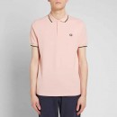 FRED PERRY Ανδρική  Μπλούζα Twin Tipped Polo  M3600-457 Ροζ