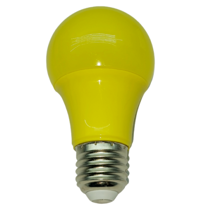 Λάμπα χρωματιστή led 7 Watt κίτρινη