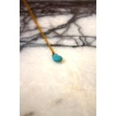 Αξεσουάρ Native Riot - Dew Droplet in Turquoise - Χρυσό