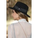 Καπέλο Fedora Queencii – Positano Felt Hat Μαύρο