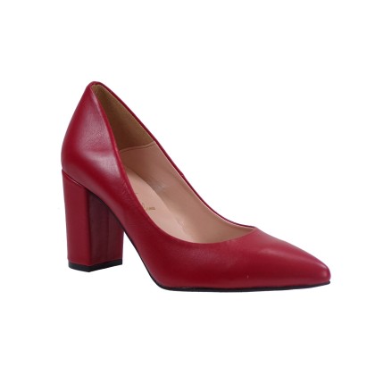 Alessandra Paggioti Γυναικεία Παπούτσια Γόβες 83002 Κόκκινο Δέρμ