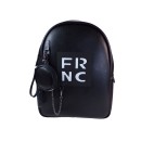 FRNC FRANCESCO Τσάντα Γυναικεία Πλάτης-Backpack 1675 Μαύρο Δέρμα
