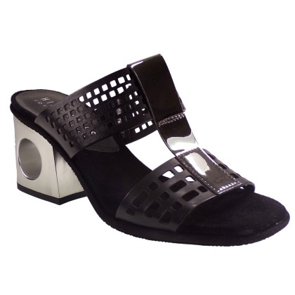 Hispanitas Γυναικεία Παπούτσια Πέδιλα MHV98750 Μαύρο Δέρμα