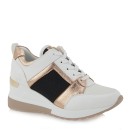 Renato Garini Γυναικεία Παπούτσια Sneakers 012-EX2131 Λευκό-Μπρο