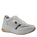 Renato Garini Γυναικεία Παπούτσια Sneakers 113-EX2153 Λευκό Χρυσ