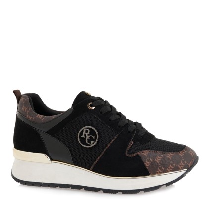 Renato Garini Γυναικεία Παπούτσια Sneakers 722-RG2227 Μαύρο Καφέ